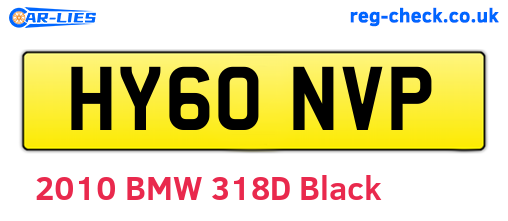 HY60NVP are the vehicle registration plates.