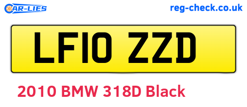 LF10ZZD are the vehicle registration plates.