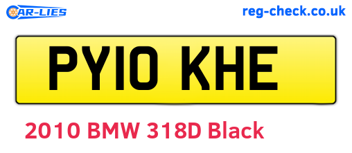 PY10KHE are the vehicle registration plates.