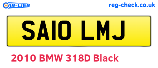 SA10LMJ are the vehicle registration plates.