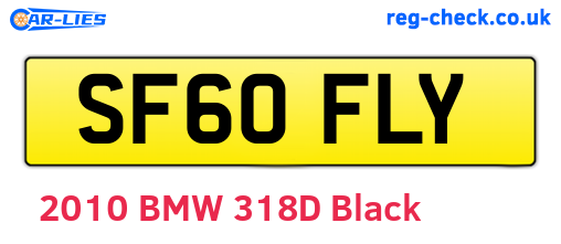 SF60FLY are the vehicle registration plates.