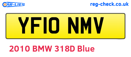 YF10NMV are the vehicle registration plates.