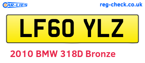 LF60YLZ are the vehicle registration plates.