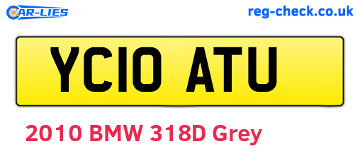 YC10ATU are the vehicle registration plates.