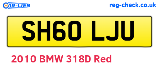 SH60LJU are the vehicle registration plates.