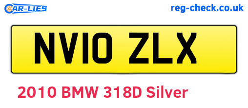 NV10ZLX are the vehicle registration plates.