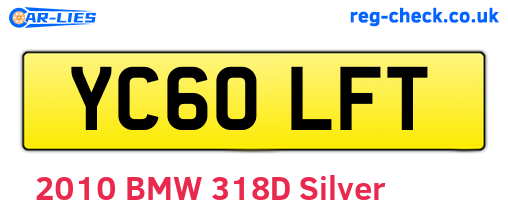 YC60LFT are the vehicle registration plates.