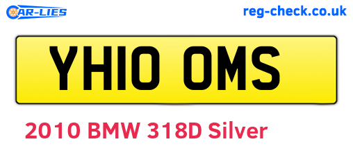 YH10OMS are the vehicle registration plates.
