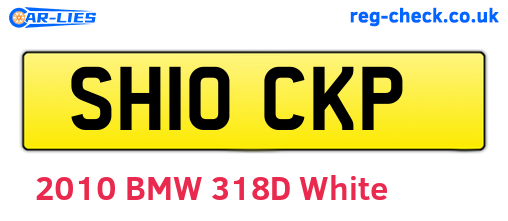 SH10CKP are the vehicle registration plates.