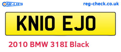 KN10EJO are the vehicle registration plates.