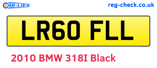 LR60FLL are the vehicle registration plates.