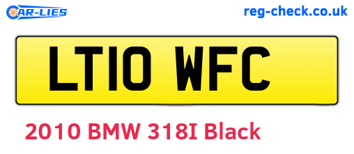 LT10WFC are the vehicle registration plates.