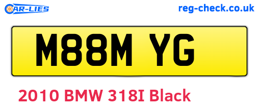 M88MYG are the vehicle registration plates.
