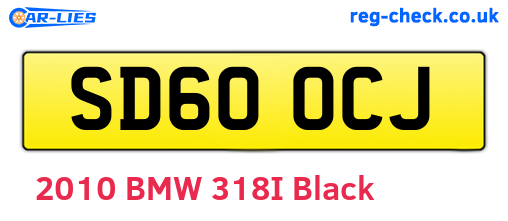 SD60OCJ are the vehicle registration plates.