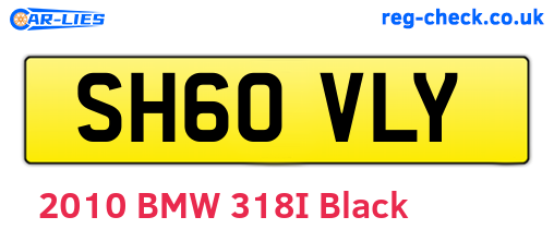 SH60VLY are the vehicle registration plates.