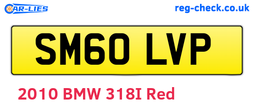 SM60LVP are the vehicle registration plates.