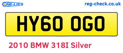HY60OGO are the vehicle registration plates.