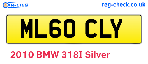 ML60CLY are the vehicle registration plates.
