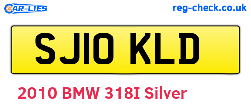 SJ10KLD are the vehicle registration plates.