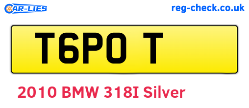 T6POT are the vehicle registration plates.