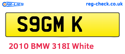 S9GMK are the vehicle registration plates.