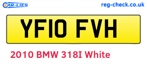 YF10FVH are the vehicle registration plates.
