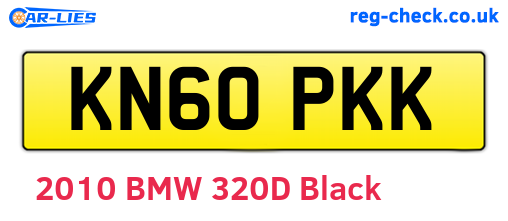 KN60PKK are the vehicle registration plates.