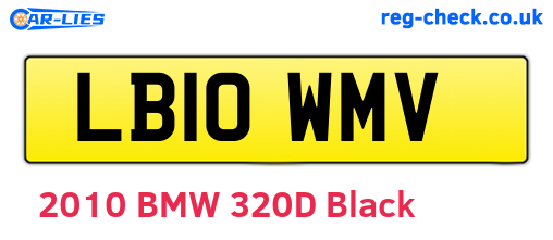 LB10WMV are the vehicle registration plates.