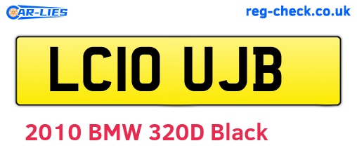 LC10UJB are the vehicle registration plates.