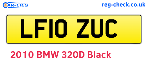 LF10ZUC are the vehicle registration plates.