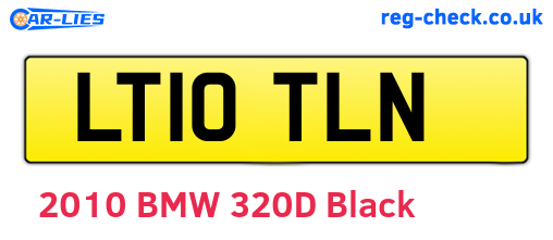 LT10TLN are the vehicle registration plates.