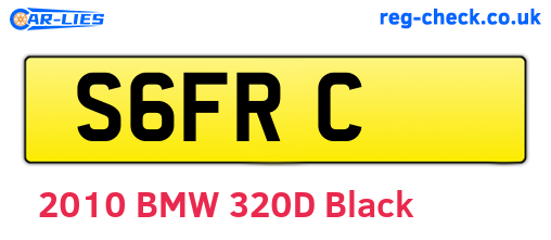 S6FRC are the vehicle registration plates.