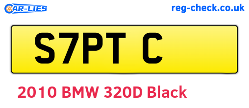 S7PTC are the vehicle registration plates.