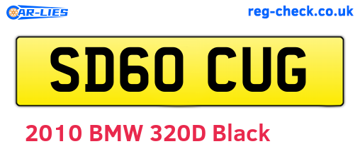 SD60CUG are the vehicle registration plates.