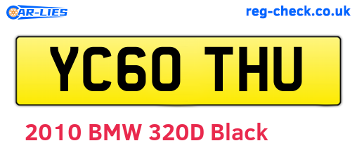 YC60THU are the vehicle registration plates.