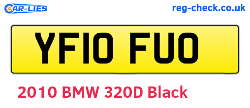 YF10FUO are the vehicle registration plates.