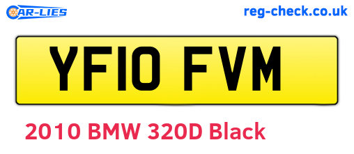 YF10FVM are the vehicle registration plates.