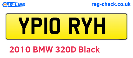 YP10RYH are the vehicle registration plates.