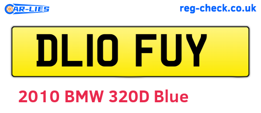 DL10FUY are the vehicle registration plates.