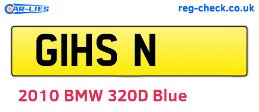 G1HSN are the vehicle registration plates.