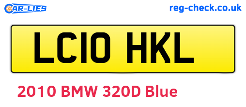 LC10HKL are the vehicle registration plates.