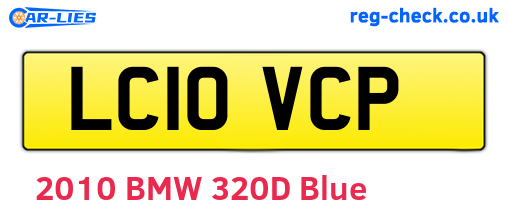 LC10VCP are the vehicle registration plates.
