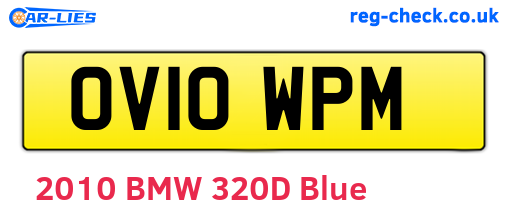 OV10WPM are the vehicle registration plates.