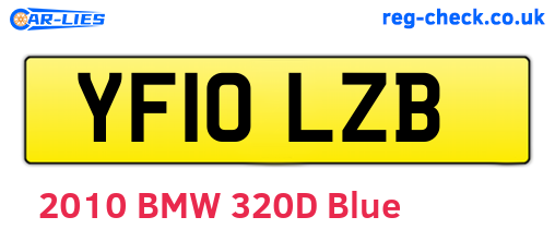 YF10LZB are the vehicle registration plates.