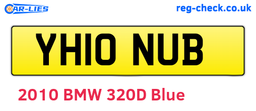 YH10NUB are the vehicle registration plates.
