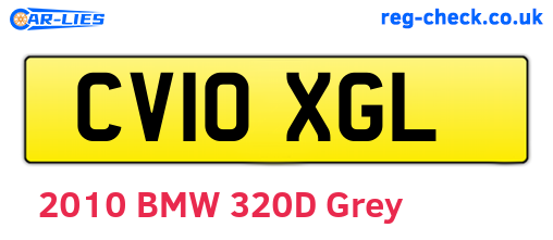 CV10XGL are the vehicle registration plates.