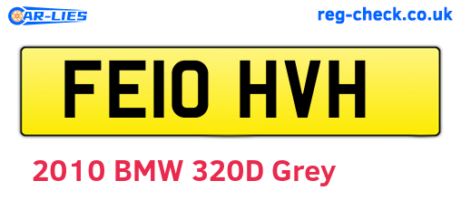 FE10HVH are the vehicle registration plates.