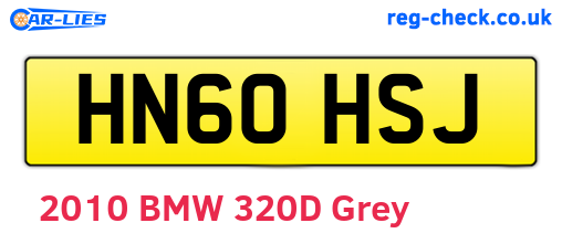 HN60HSJ are the vehicle registration plates.