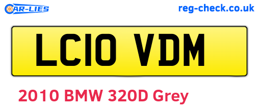 LC10VDM are the vehicle registration plates.