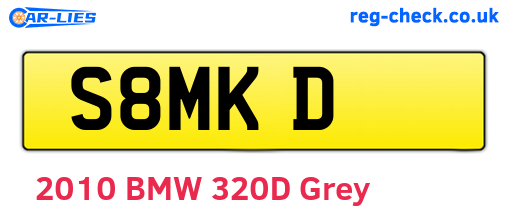 S8MKD are the vehicle registration plates.